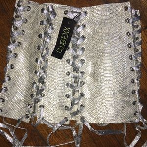 Deadstock “Club Exx” Snakeskin Skirt